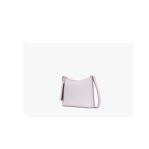 Kate Spade Sadie Crossbody Bag Pastel Lavender Lilac Smooth Leather - Picture 4 of 4